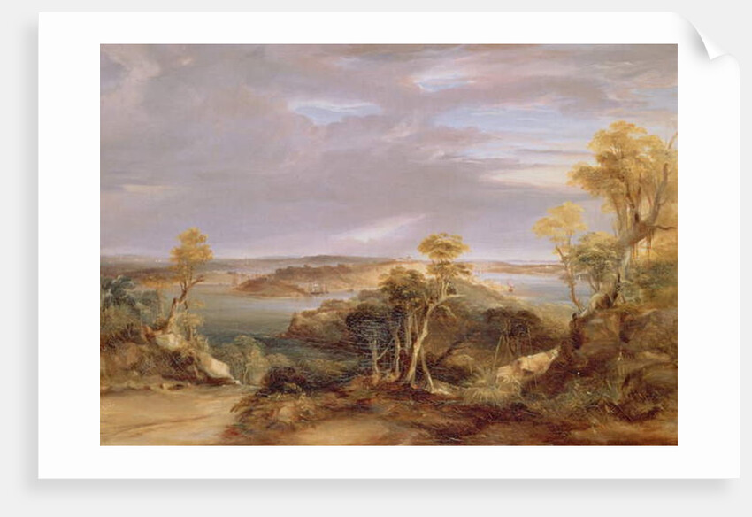 Sydney and Botany Bay from the North Shore, 1840 by Conrad Martens