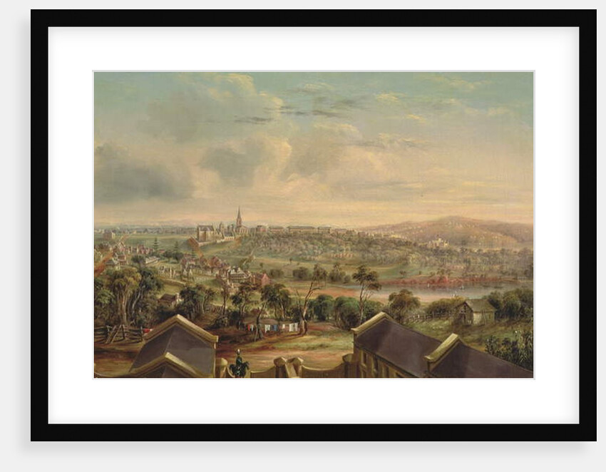 Sydney from Woolloomooloo, 1849 by George Edward Peacock