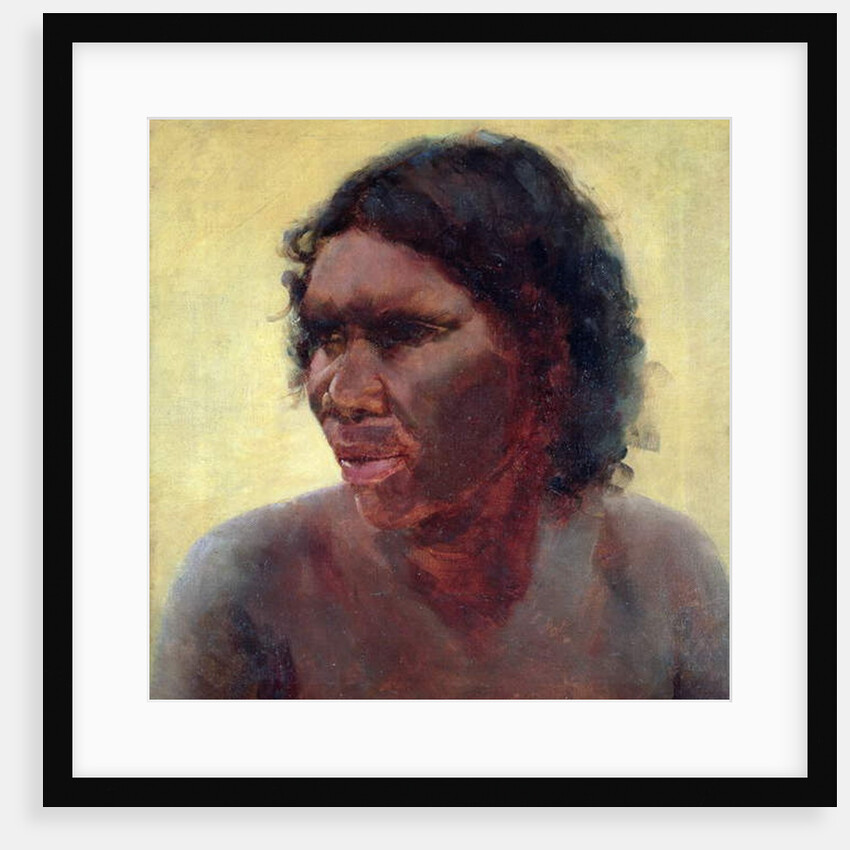 Portrait of an Aborigine, c.1895 by Thomas William Roberts