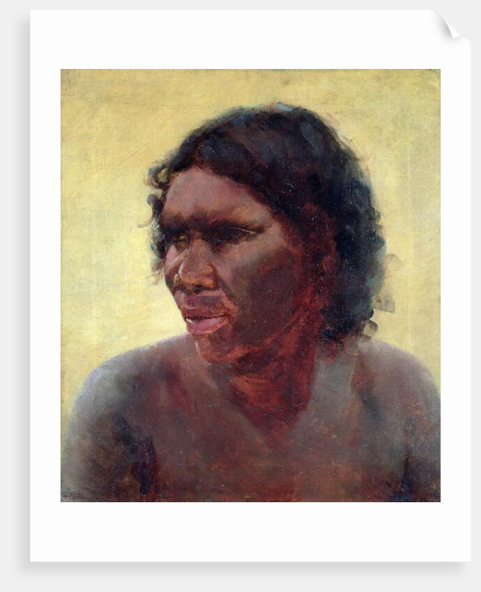Portrait of an Aborigine, c.1895 by Thomas William Roberts