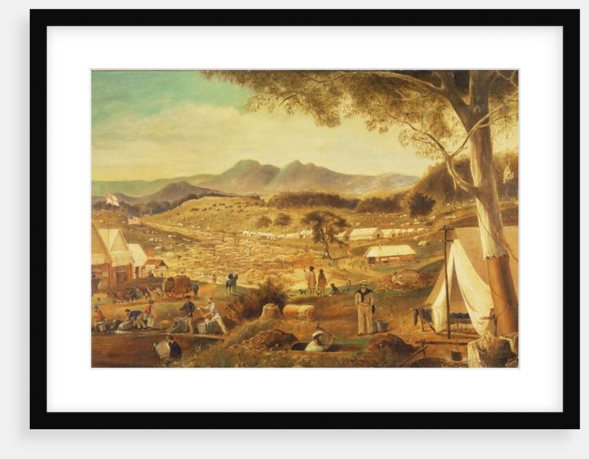 Gold diggings, Ararat, 1853 by J Roper