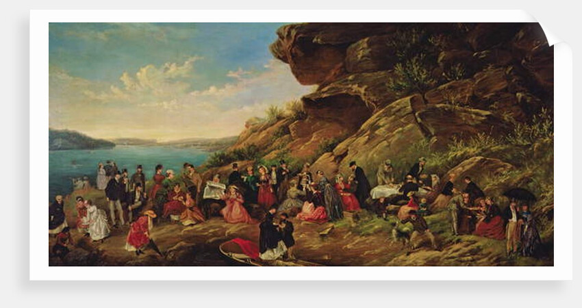 Picnic on Clark Island, 1870 by Montague Scott