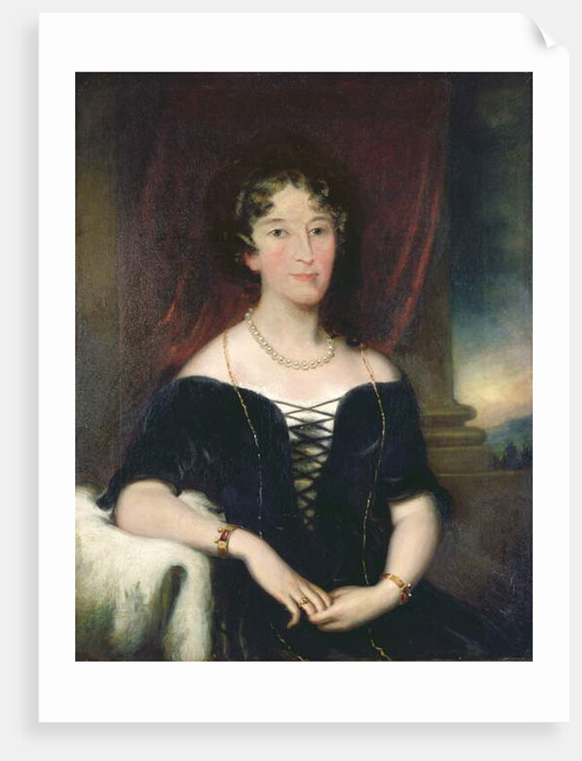 Portrait of Elizabeth,, wife of John Macarthur, co-founder of the Australian Wool Industry, c.1820 by Anonymous Anonymous