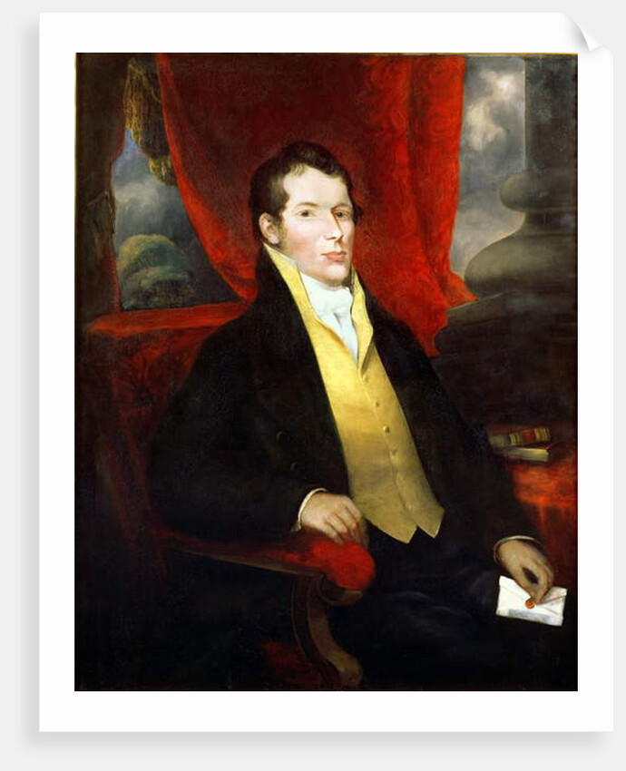 Portrait of John Macarthur, co-founder of the Australian wool industry, leader of the 'Rum Rebellion' against governor William Bligh, c.1820 by Anonymous Anonymous