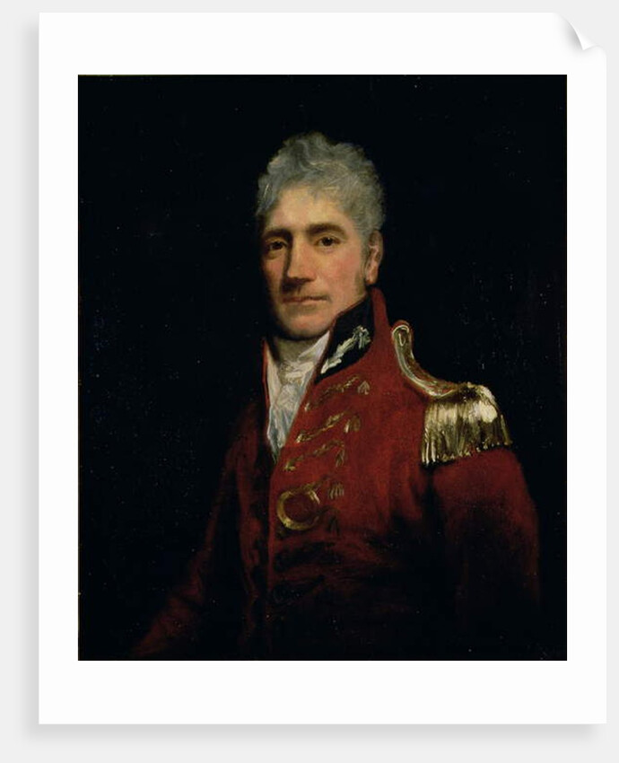 Possibly a portrait of Major General Lachlan Macquarie, Governor of New South Wales 1809-21, the 'Father of Australia', c.1805 by John Opie