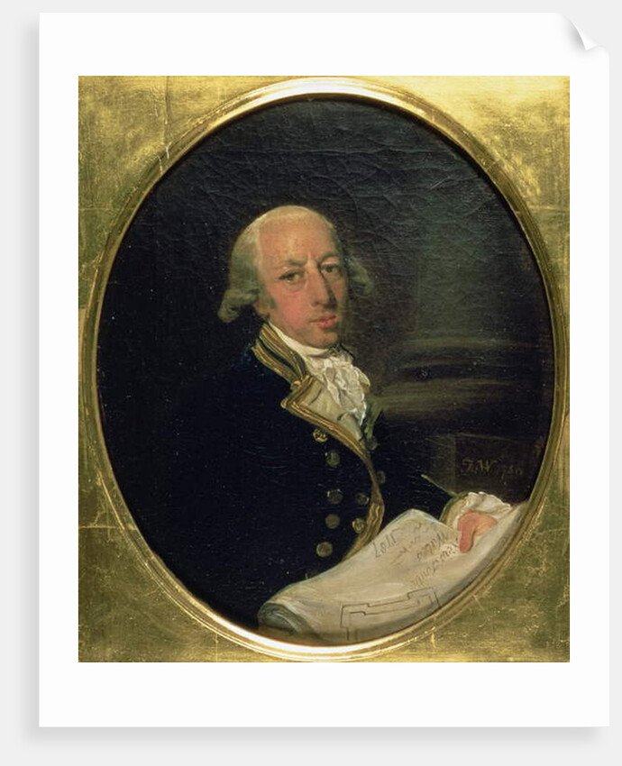 Portrait of Arthur Phillip, Commander of the First Fleet in 1788, founder and first Governor of New South Wales, 1787 by Francis Wheatley