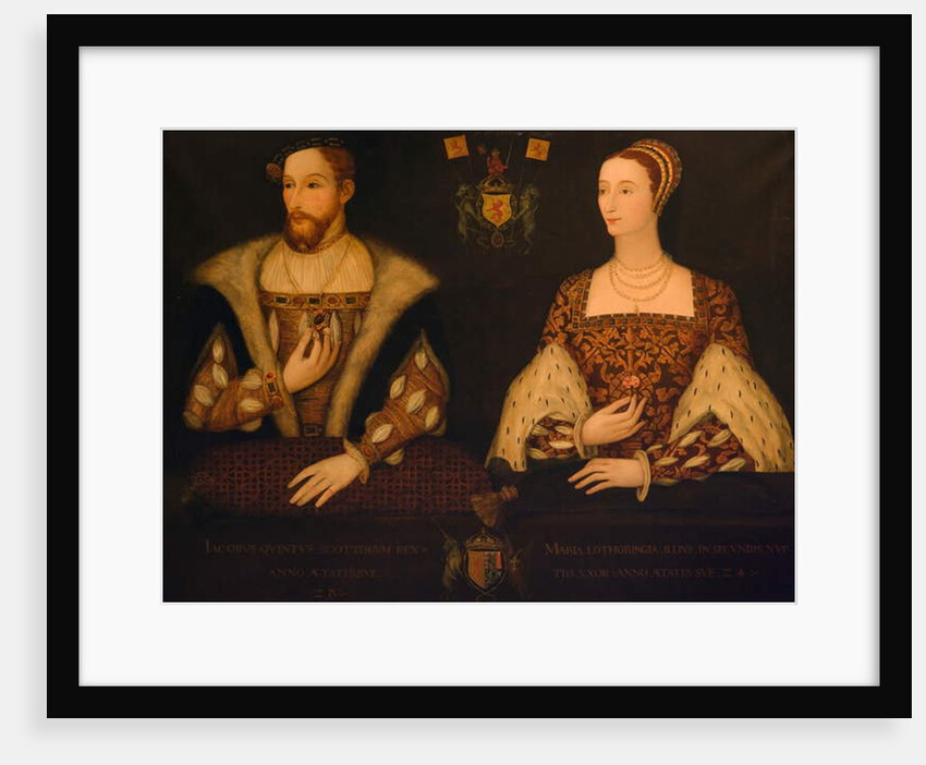 King James V and Queen Mary of Guise by School Scottish