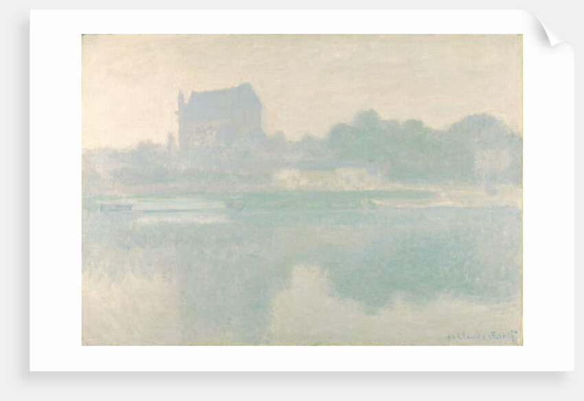 The Church of Vernon, Brouillard, 1894 by Claude Monet