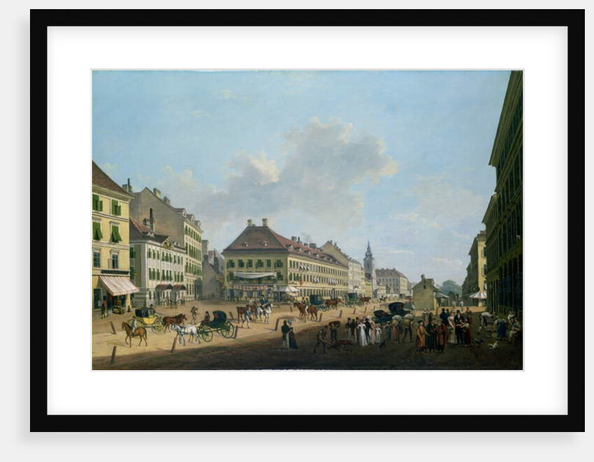 Vienna, the promenade, 1824 by Franz Scheyerer