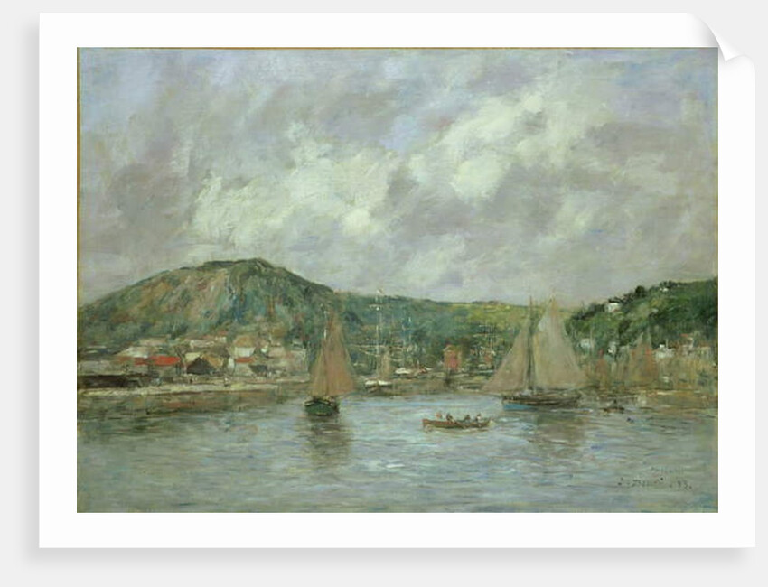 Cherbourg, 1883 by Eugene Louis Boudin