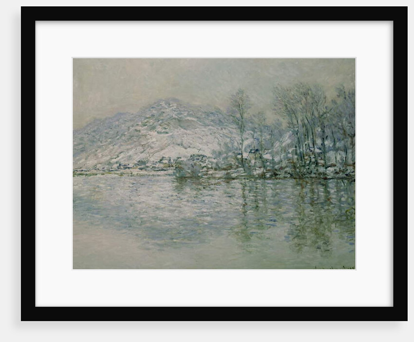 The Seine at Port Villez in Winter, 1885 by Claude Monet