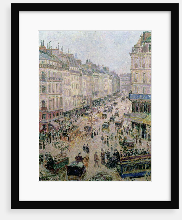 Rue Saint-Lazare, Paris, Bright Weather, 1893 by Camille Pissarro