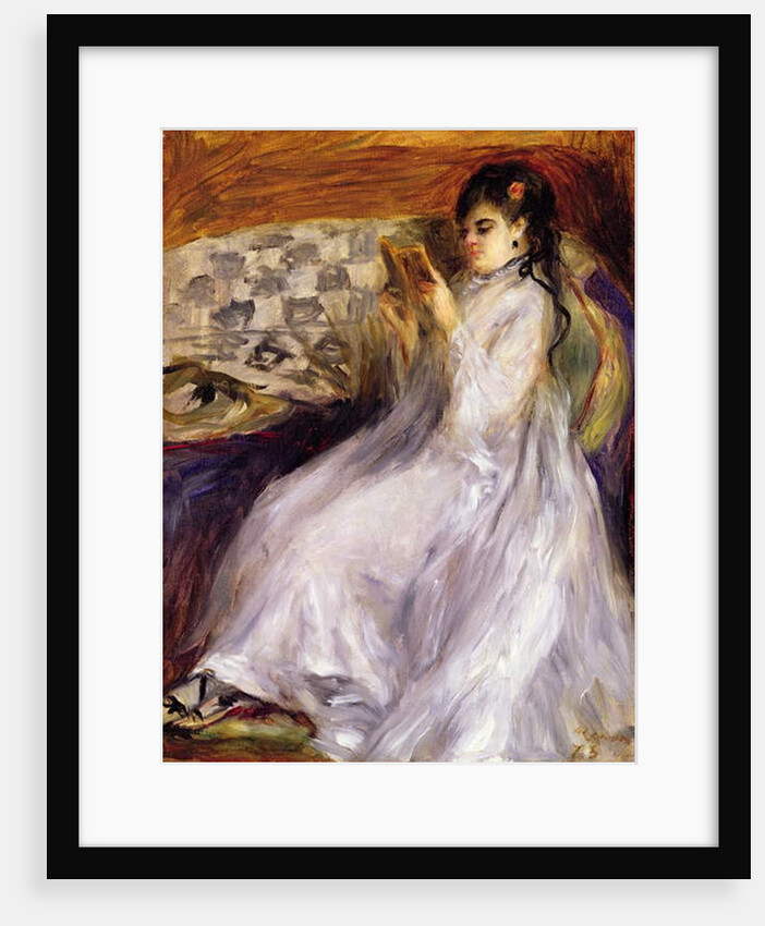 Young Woman Reading, c.1873 by Pierre Auguste Renoir