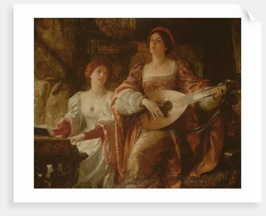 The Duet by Frank Dicksee