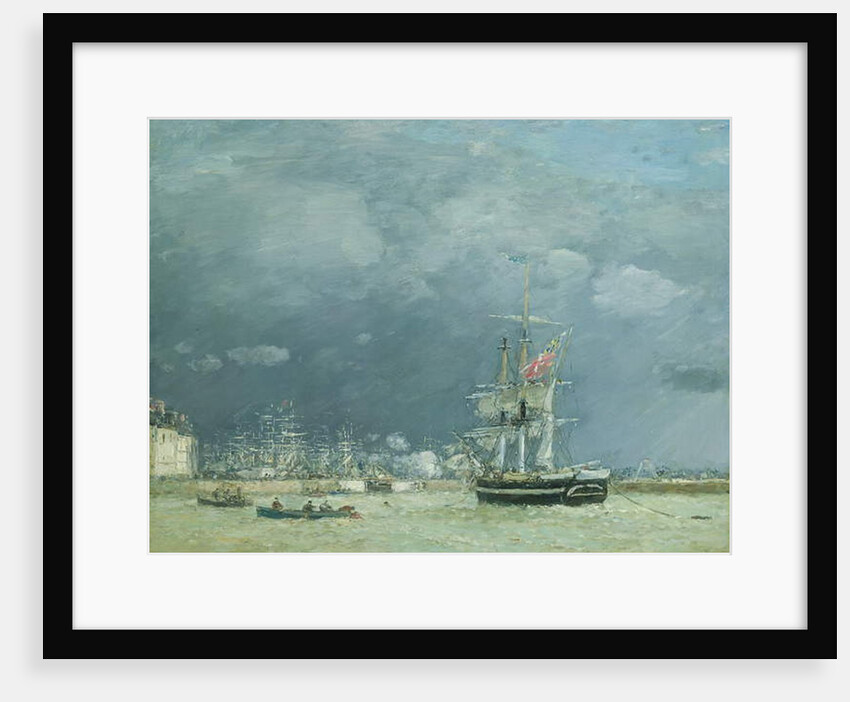 Evening, Le Havre, 1866 by Eugene Louis Boudin