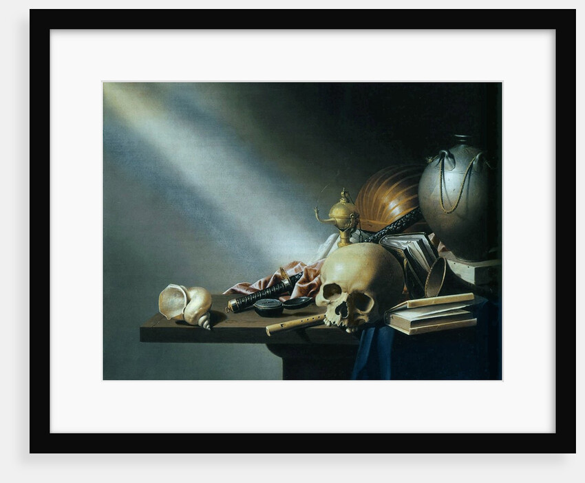 Still Life: An Allegory of the Vanities of Human Life, c.1640 by Harmen van Steenwyck