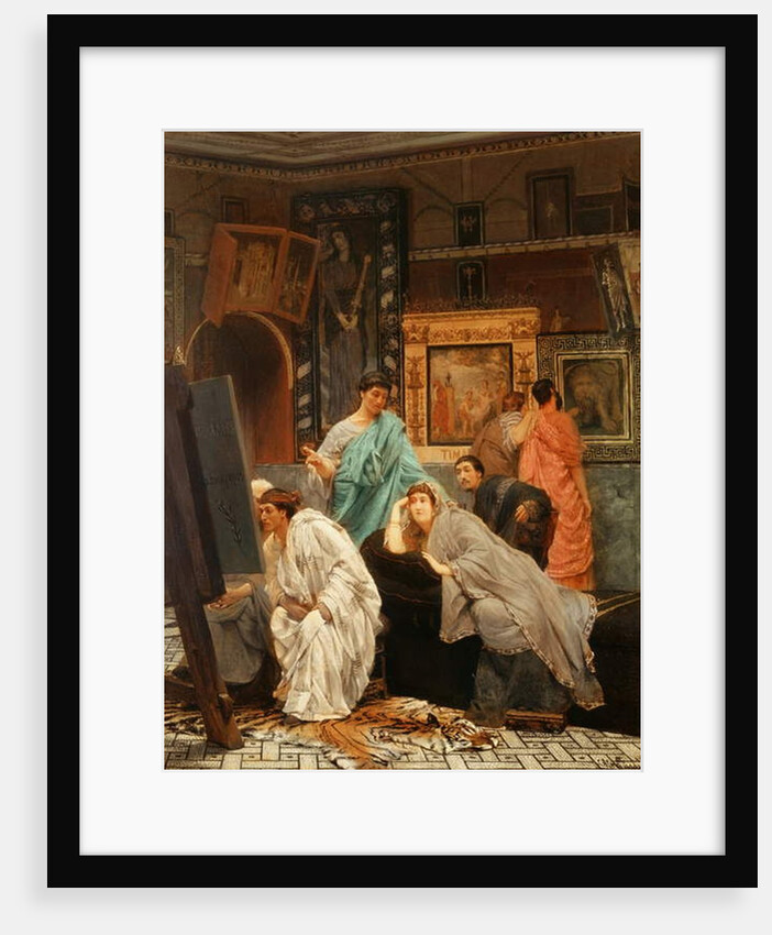 A Collector of Pictures at the Time of Augustus, 1867 by Lawrence Alma-Tadema