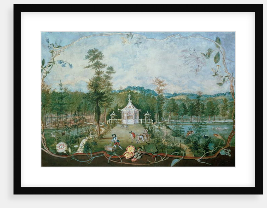 Chinese Pavilion in an English Garden, c.1750 by Thomas Robins