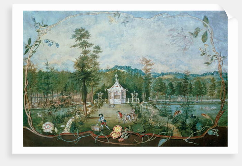 Chinese Pavilion in an English Garden, c.1750 by Thomas Robins