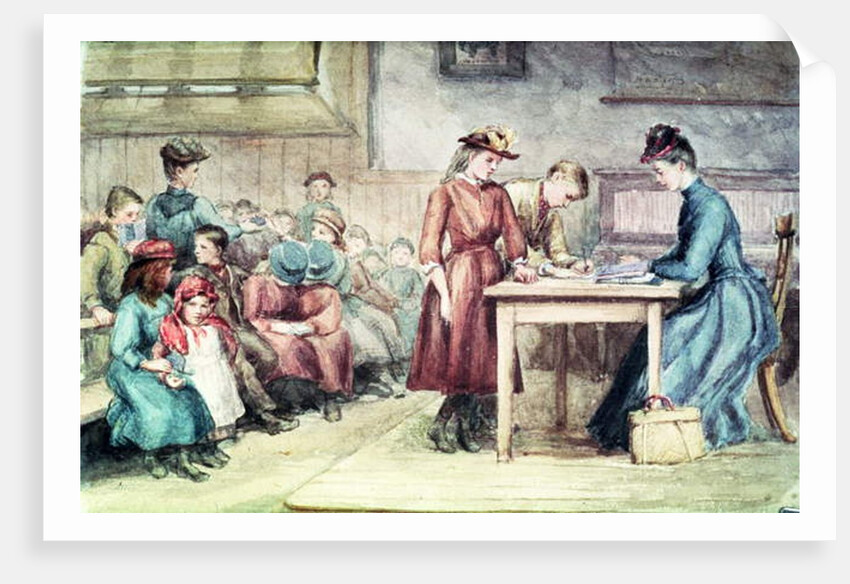The Classroom, c.1880 by English School