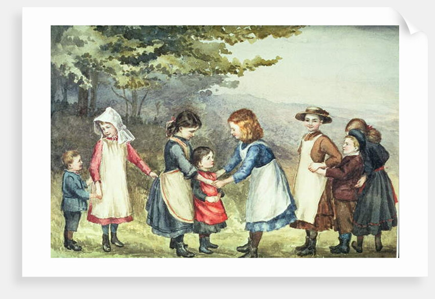 Children's Games, c.1880 by English School