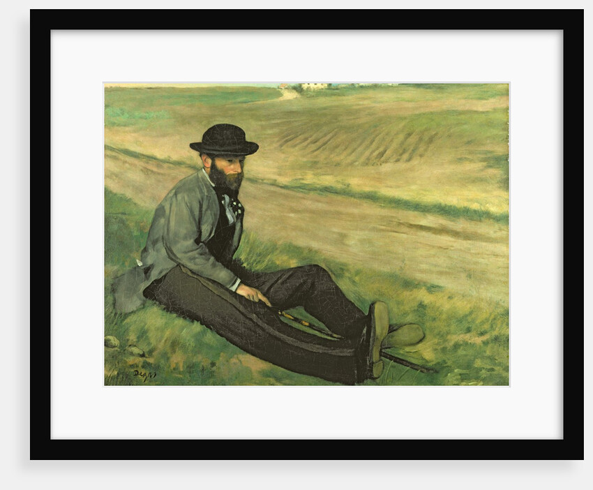 Eugene Manet by Edgar Degas