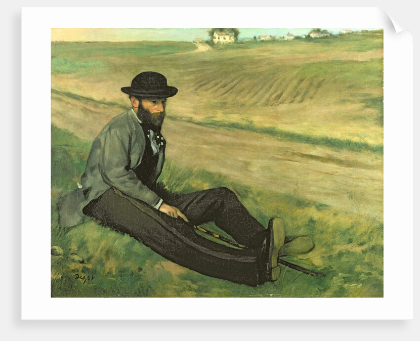 Eugene Manet by Edgar Degas