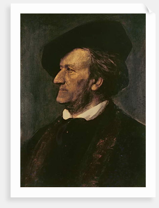 Portrait of Richard Wagner by Franz Seraph von Lenbach