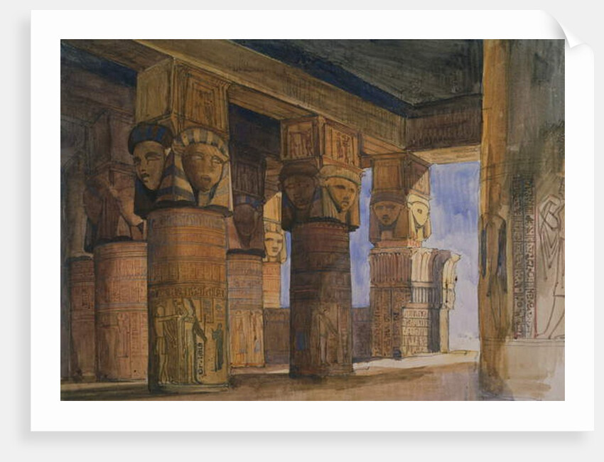 Temple of Denderah, Upper Egypt by William James Muller