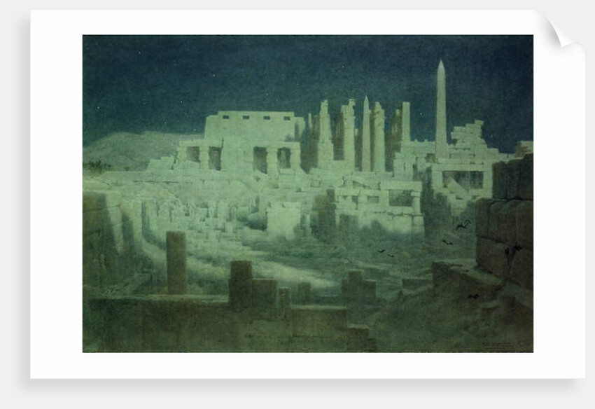 Moonlight at Karnak by Robert George Talbot Kelly
