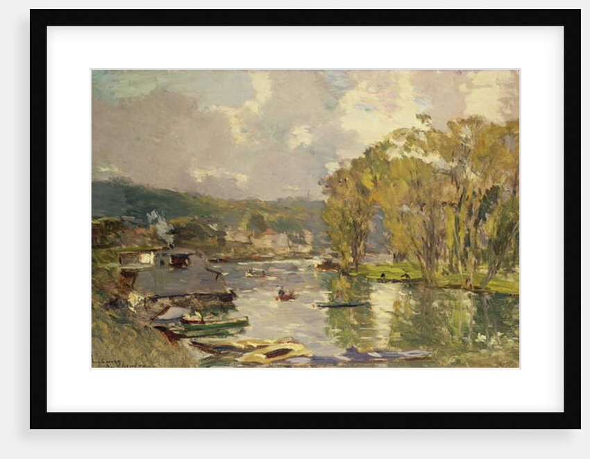 Along the Seine at Meudon, c.1893 by Albert-Charles Lebourg