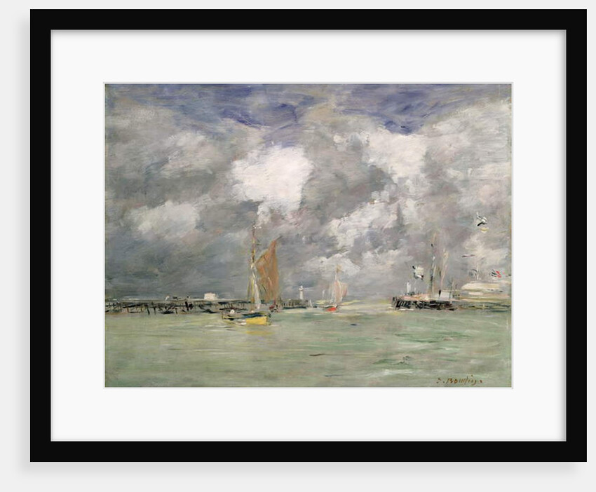 High Tide at Trouville, c.1892-96 by Eugene Louis Boudin