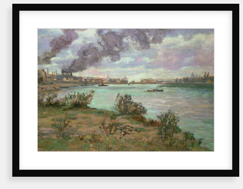 The Confluence of the Seine and the Marne at Ivry by Jean Baptiste Armand Guillaumin