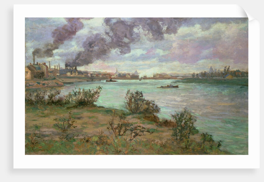 The Confluence of the Seine and the Marne at Ivry by Jean Baptiste Armand Guillaumin