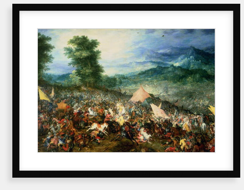 The Battle of Arbelles, or the Battle of Issus, 1602 by Jan the Elder Brueghel