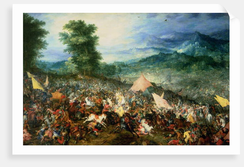 The Battle of Arbelles, or the Battle of Issus, 1602 by Jan the Elder Brueghel