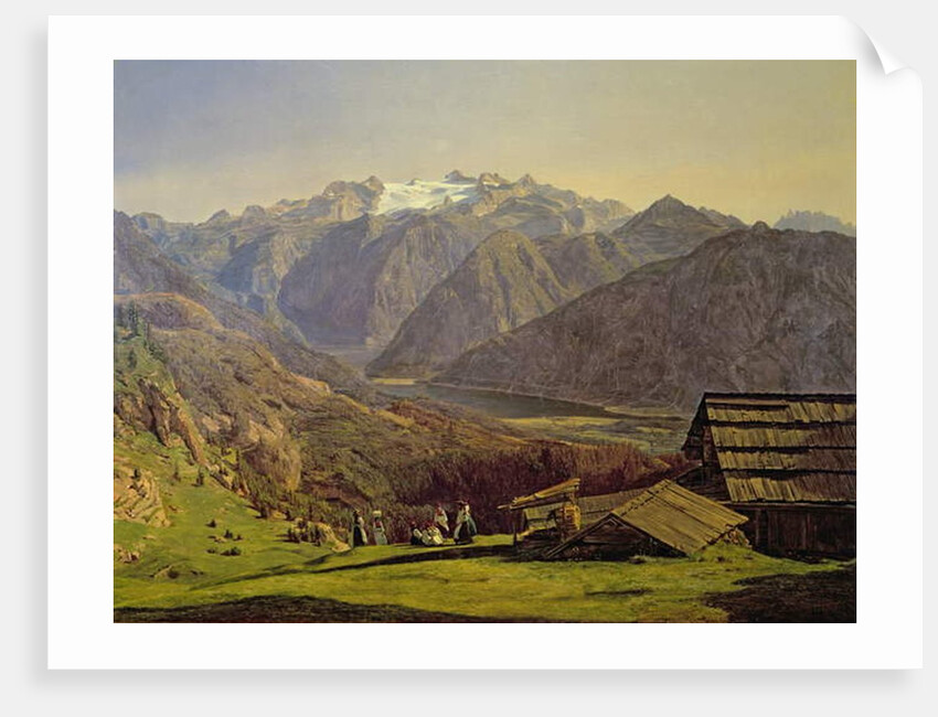 Hallstatter-See by Ferdinand Georg Waldmuller