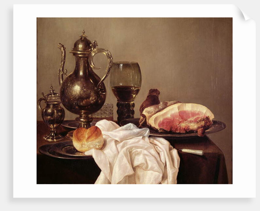 Breakfast Still Life by Willem Claesz. Heda
