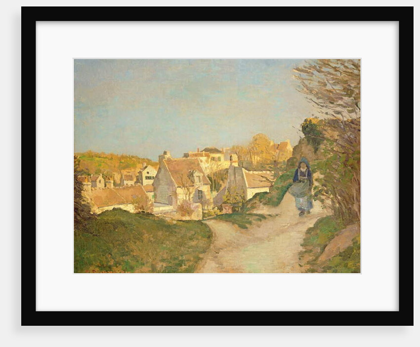 The Hill at Jallais, Pontoise, 1875 by Camille Pissarro