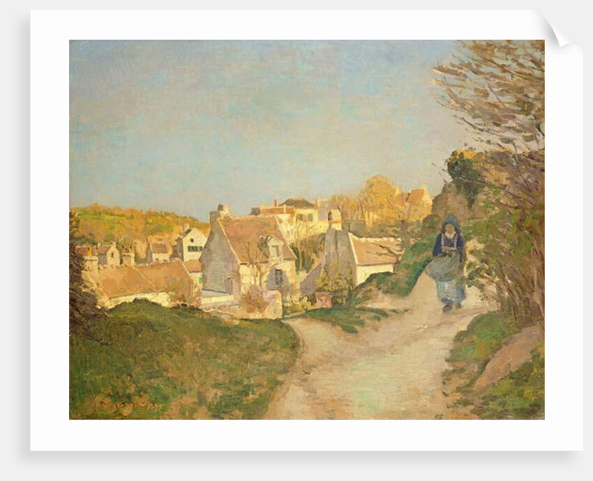 The Hill at Jallais, Pontoise, 1875 by Camille Pissarro