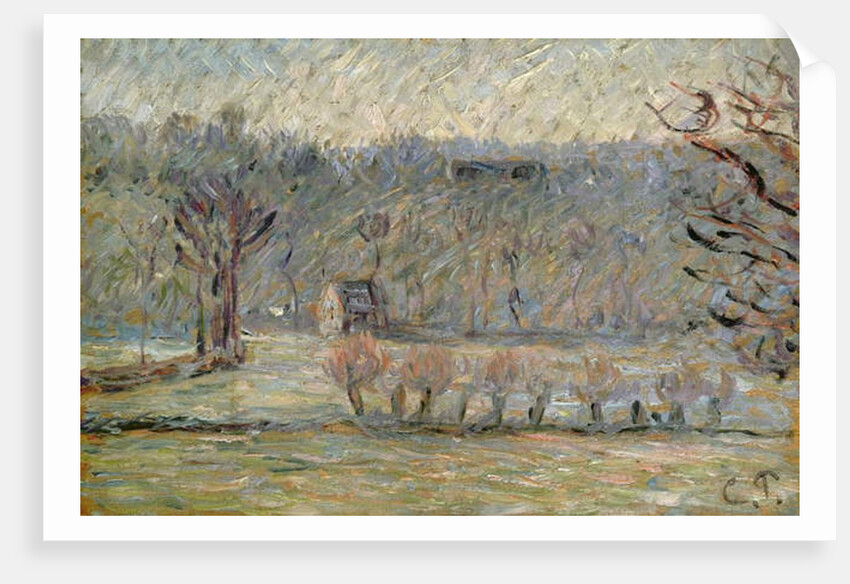 The Hill at Vaches, Bazincourt, c.1890 by Camille Pissarro