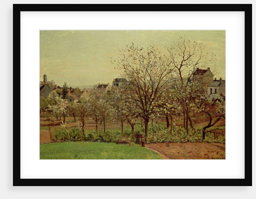 The Orchard, 1870 by Camille Pissarro