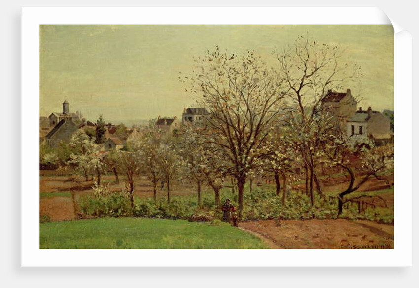 The Orchard, 1870 by Camille Pissarro