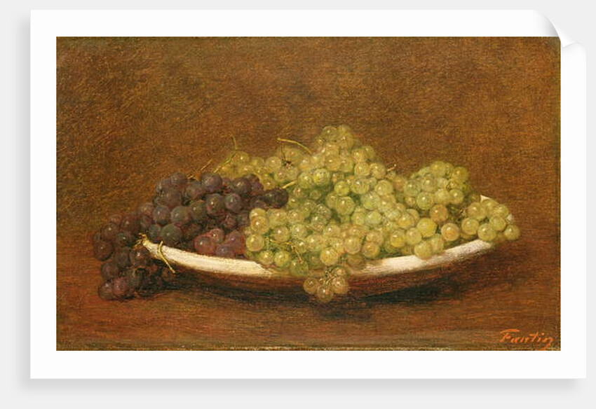 Still Life of Grapes, c.1894 by Ignace Henri Jean Fantin-Latour