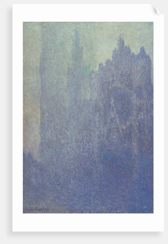 Rouen Cathedral, Foggy Weather, 1894 by Claude Monet