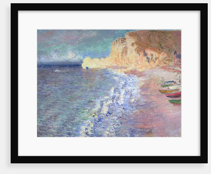 Morning at Etretat, 1883 by Claude Monet