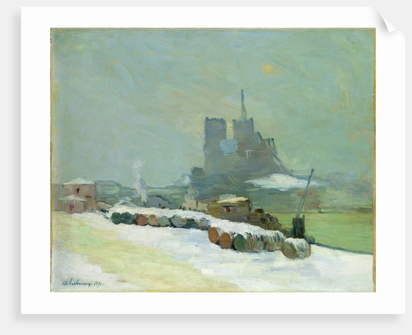 View of Notre Dame, 1894 by Albert-Charles Lebourg