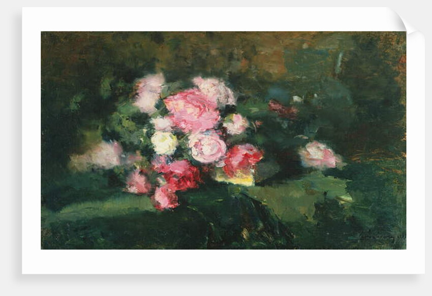 Peonies, 1875 by Albert-Charles Lebourg