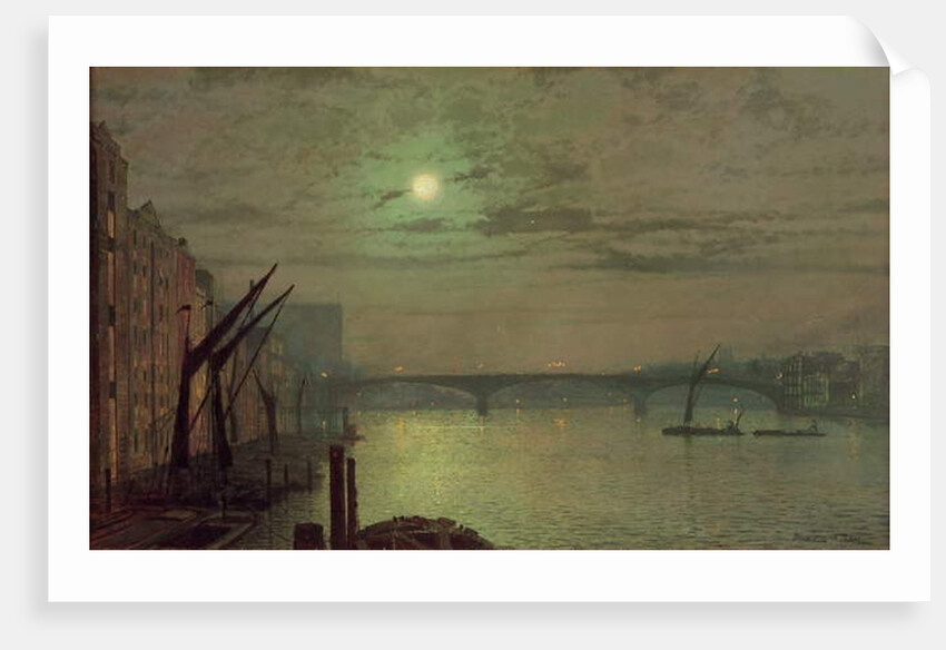 Southwark Bridge, 1882 by John Atkinson Grimshaw