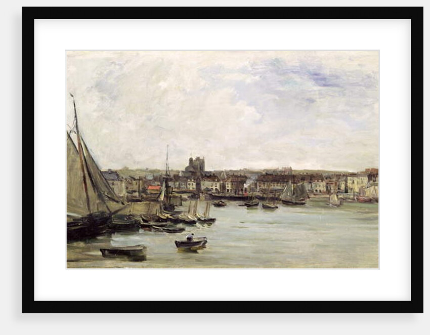 Dieppe, 1875 by Charles Francois Daubigny